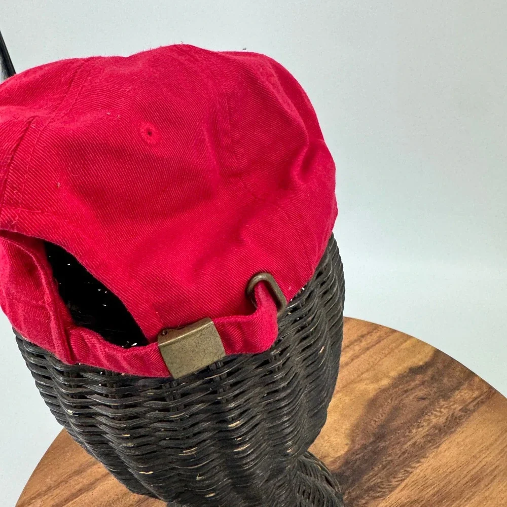 Notorious BIG Distressed Hat Cap Mens‎ OS Red Distressed Hip Hop Rap Hat